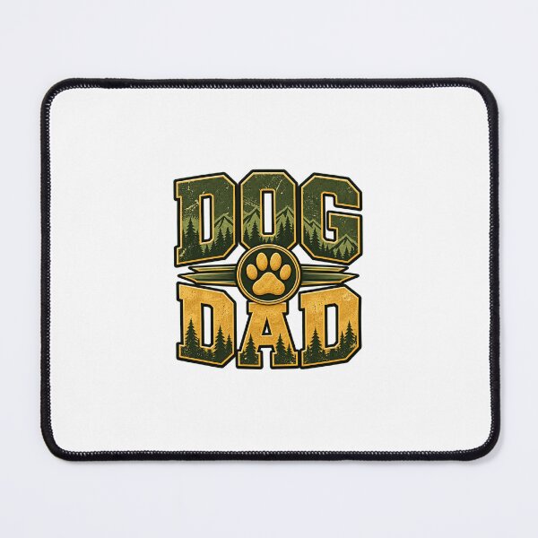 Item preview, Dog Dad Rugged Outdoor Typography Funny Dog Lover Gift Shirt designed and sold by Rod & Retriever.