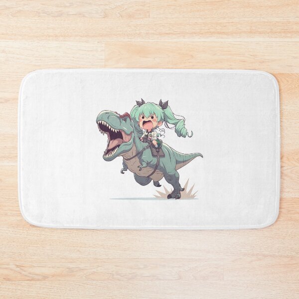 Item preview, Anchovy Girls und Panzer Mint Dinosaur Chibi Adventure designed and sold by Dashsopaner.