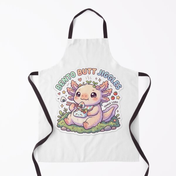 Item preview, Baby Axolotl – Kawaii "Bento Butt Jiggles" Sticker designed and sold by Chipkooo.