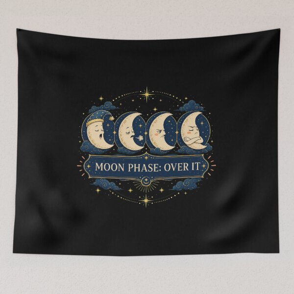 Item preview, Moon Phase: Over It designed and sold by Sonic Nova Studios.