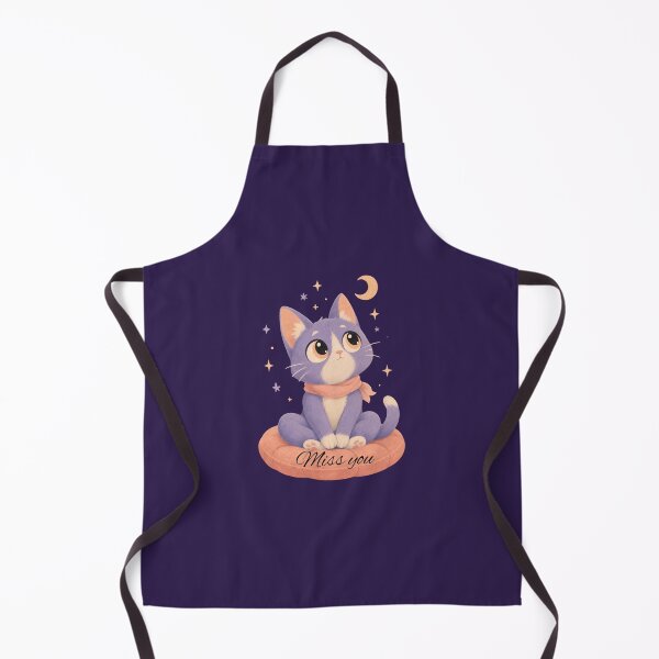 Item preview, Miss You Cute Cat Kawaii Animal Art designed and sold by NikBrin Prevail .