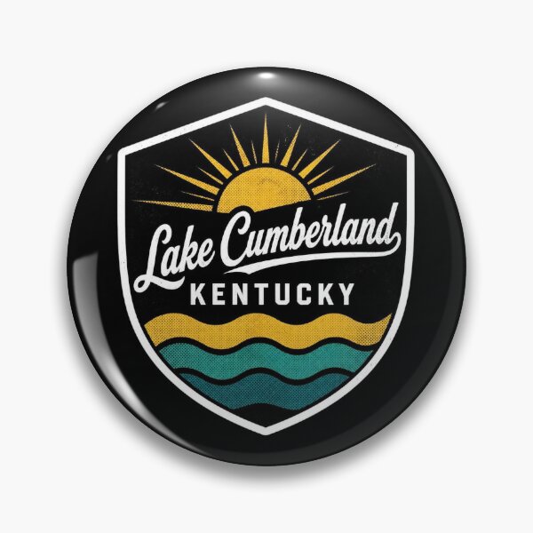 Item preview, Vintage Lake Cumberland Kentucky Retro Sunset Crest designed and sold by FestivityFinds.