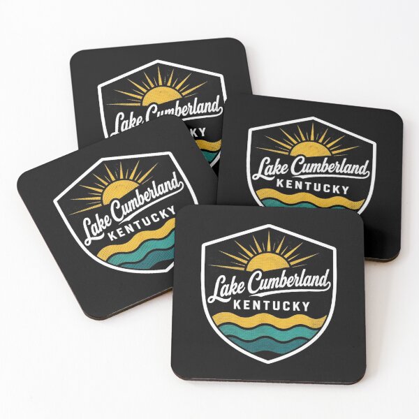 Item preview, Vintage Lake Cumberland Kentucky Retro Sunset Crest designed and sold by FestivityFinds.