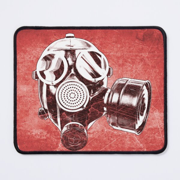 Item preview, Soviet GP-7 Gas Mask Cold War Survival Gear Red designed and sold by Ghoul Enterprises.