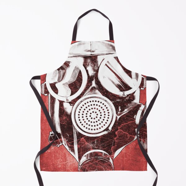 Item preview, Soviet GP-7 Gas Mask Cold War Survival Gear Red designed and sold by Ghoul Enterprises.