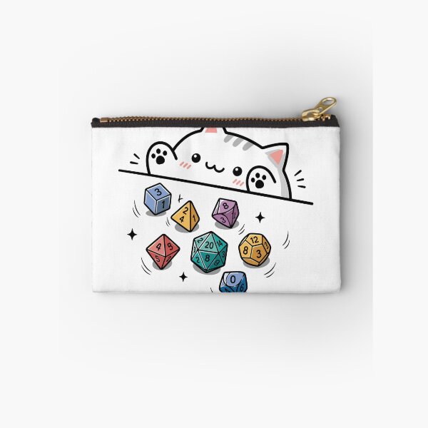 Item preview, Cute Cat D20 Funny RPG Dungeons And Dragons Tabletop Gaming designed and sold by gordonbwyashop.