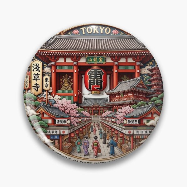 Item preview, SENSO-JI TEMPLE (TOKYO) designed and sold by likbatonboot.