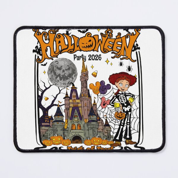 Item preview, Halloween Castle Skeleton Girl Trick Or Treat Artwork designed and sold by JamesVela80988.