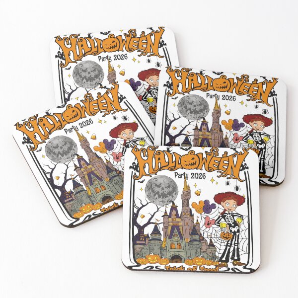 Item preview, Halloween Castle Skeleton Girl Trick Or Treat Artwork designed and sold by JamesVela80988.