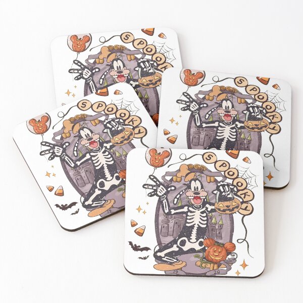 Item preview, Spooky Halloween Mouse Skeleton Castle Party Illustration designed and sold by MaryBenne69623.