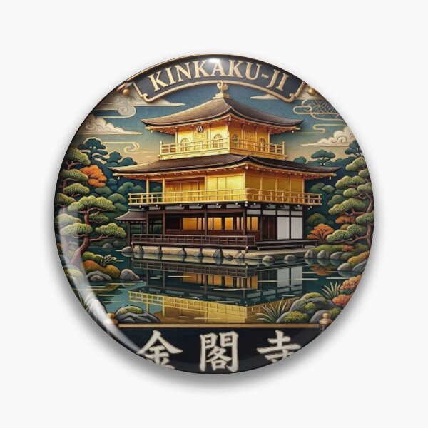 Item preview, KINKAKU-JI GOLDEN PAVILION KYORO designed and sold by likbatonboot.