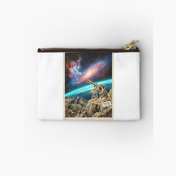 Item preview, Pug Astronomer at the Telescope designed and sold by PictoVibe.