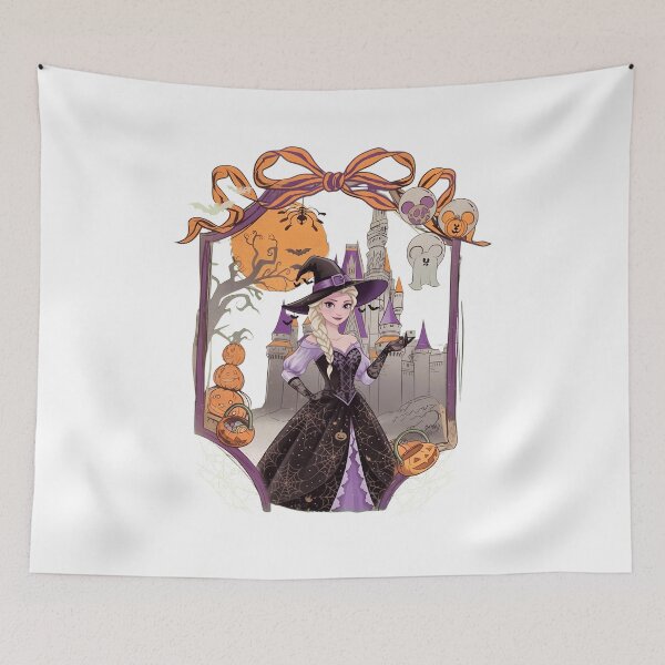 Item preview, Enchanted Halloween Witch Castle Spooky Fantasy Illustration designed and sold by RichardAn57560.