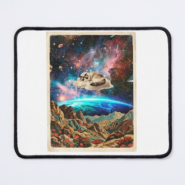 Item preview, Ragdoll Cat Napping on a Cosmic Cloud designed and sold by PictoVibe.