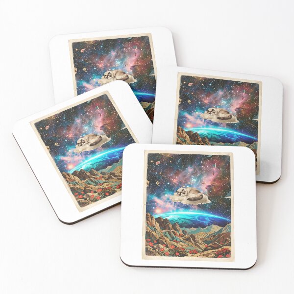 Item preview, Ragdoll Cat Napping on a Cosmic Cloud designed and sold by PictoVibe.