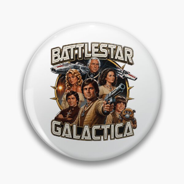 Item preview, Battlestar Galactica Retro Sci-Fi Art designed and sold by ZubairNalban.