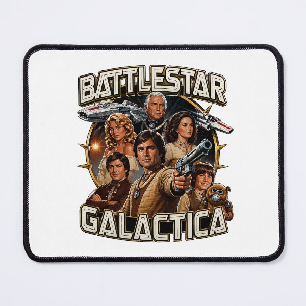 Item preview, Battlestar Galactica Retro Sci-Fi Art designed and sold by ZubairNalban.