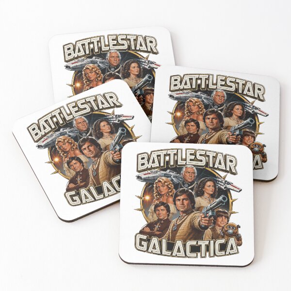 Item preview, Battlestar Galactica Retro Sci-Fi Art designed and sold by ZubairNalban.