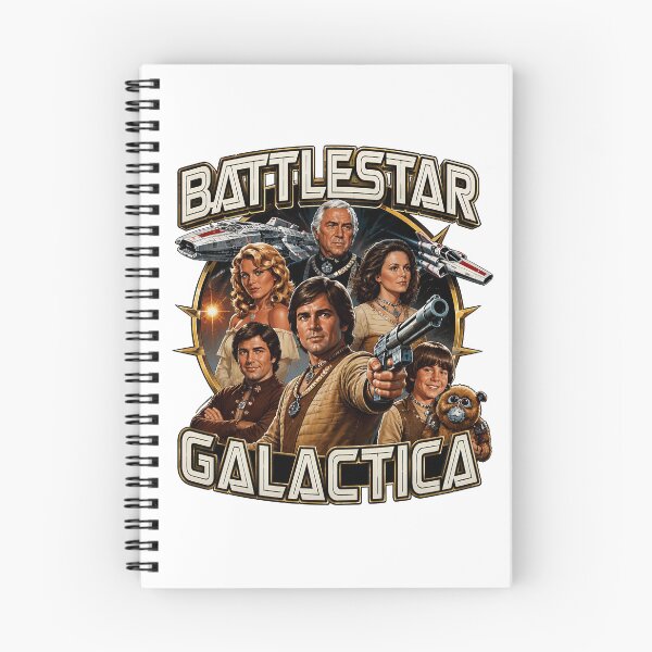 Item preview, Battlestar Galactica Retro Sci-Fi Art designed and sold by ZubairNalban.