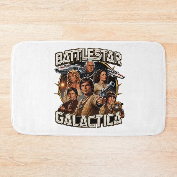 Item preview, Battlestar Galactica Retro Sci-Fi Art designed and sold by ZubairNalban.