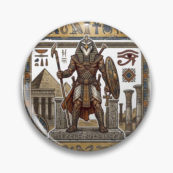 Item preview, Horus Guardian of the Sky - Vintage Ancient Egyptian God designed and sold by rich-moda.
