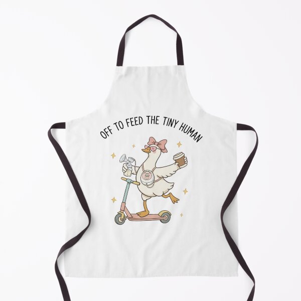 Item preview, Off To Feed The Tiny Human Funny Breastfeeding Mom New Mom Shirt designed and sold by Kerryberri.