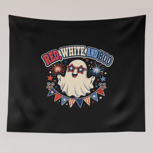 Item preview, Red, White, and Boo! designed and sold by Sonic Nova Studios.