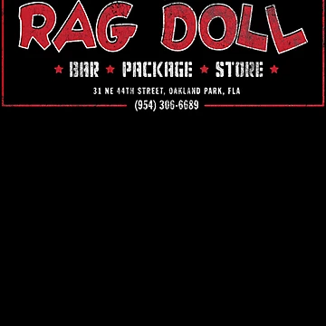 Artwork thumbnail, Bar Lounge Package Store Red Lettering Sign by Rastafari420