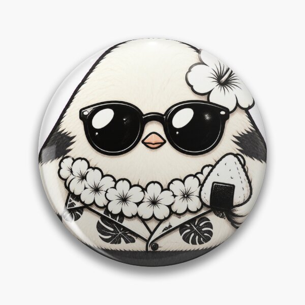 Item preview, Tropical Vacation Shima Enaga Snow Bird designed and sold by ToshiCreate.