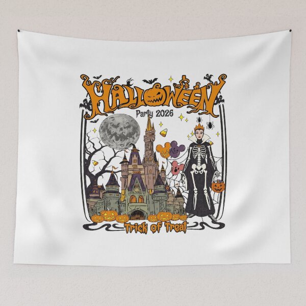 Item preview, Haunted Halloween Castle Party With Spooky Gothic Characters designed and sold by HeatherRu96664.