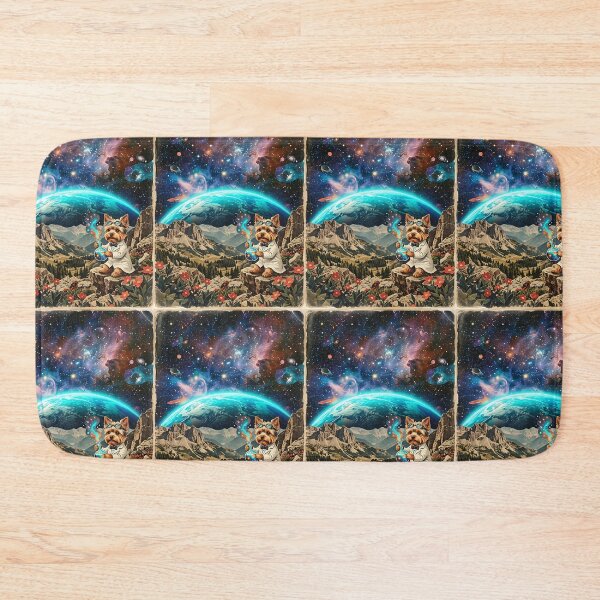 Item preview, Yorkie Mad Scientist of the Cosmos designed and sold by PictoVibe.