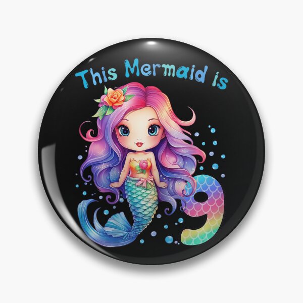Item preview, This Mermaid Is 9 Nine Year Old Birthday Girl designed and sold by BrockmeyeSB.