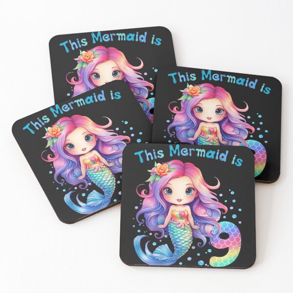 Item preview, This Mermaid Is 9 Nine Year Old Birthday Girl designed and sold by BrockmeyeSB.