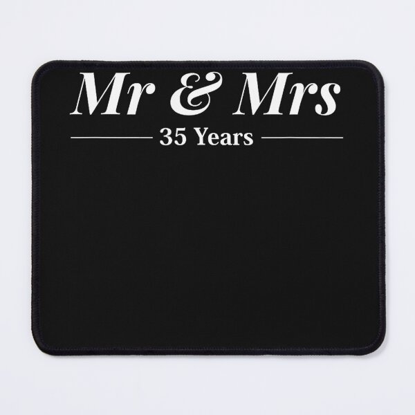 Item preview, Mr & Mrs 35 Years Wedding Anniversary Couple Milestone designed and sold by BrockmeyeSB.