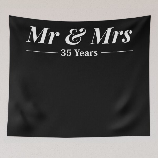 Item preview, Mr & Mrs 35 Years Wedding Anniversary Couple Milestone designed and sold by BrockmeyeSB.