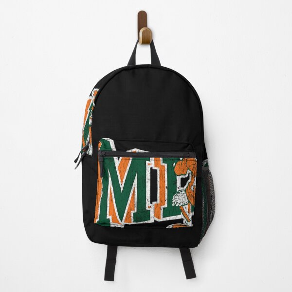 Item preview, Ibis Mascot Orange Green Athletic Block Letters designed and sold by Rastafari420.