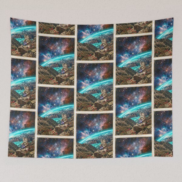 Item preview, Scottish Fold Cosmic Tea Time designed and sold by PictoVibe.
