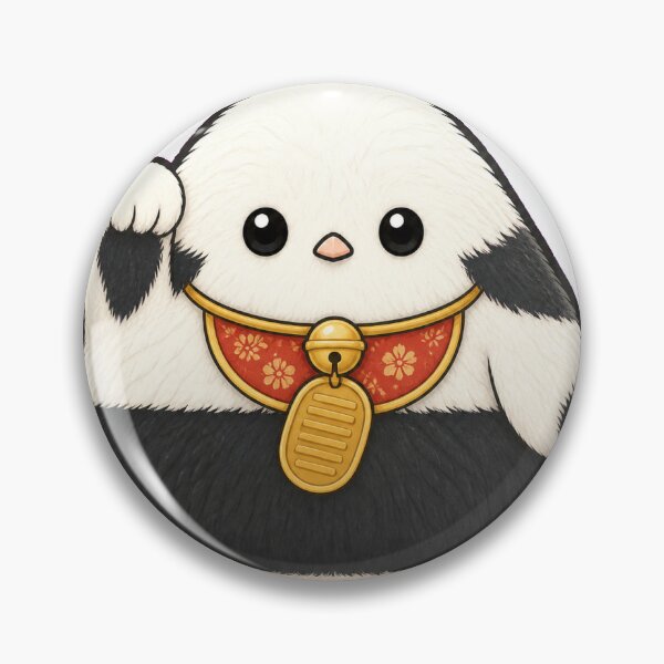 Item preview, Lucky Cat Shima Enaga Snow Bird designed and sold by ToshiCreate.