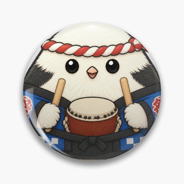 Item preview, Matsuri Festival Shima Enaga Snow Bird designed and sold by ToshiCreate.