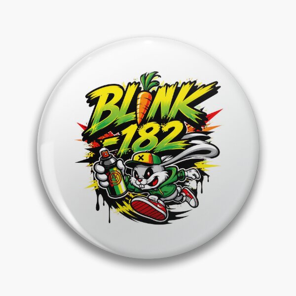 Artikelvorschau, Blink-182 Bunny Bunny Spray Paint Graffiti Pop Punk Art entworfen und verkauft von ZubairNalban.