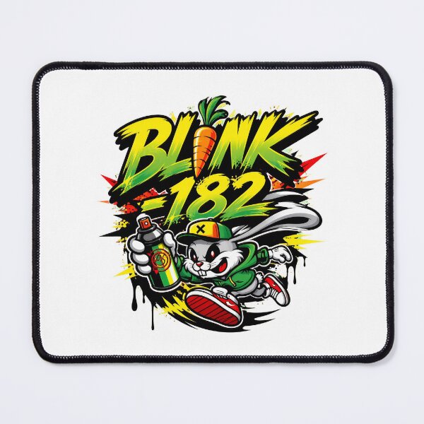 Item preview, Blink-182 Bunny Bunny Spray Paint Graffiti Pop Punk Art designed and sold by ZubairNalban.
