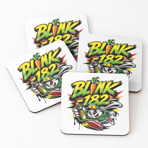 Item preview, Blink-182 Bunny Bunny Spray Paint Graffiti Pop Punk Art designed and sold by ZubairNalban.