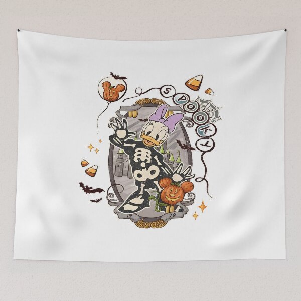 Item preview, Spooky Halloween Mouse Ghost Pumpkin Castle Illustration designed and sold by JanetDiaz93774.