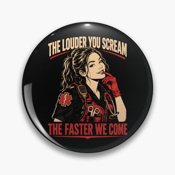 Item preview, The Louder You Scream Paramedic Dark Humor designed and sold by Victor Shadehorn.