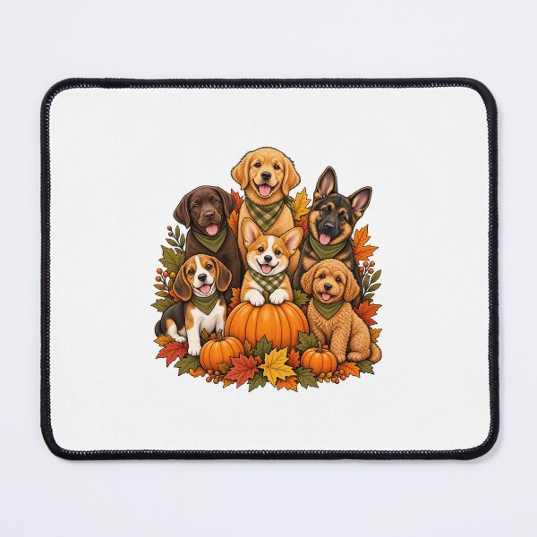 Item preview, Pumpkin Patch Pup Fall Dog Illustration Autumn Lover Gift designed and sold by Rod & Retriever.