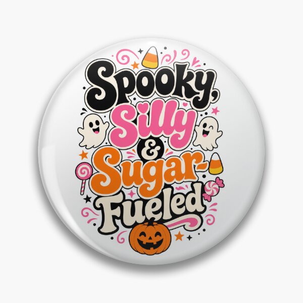 Item preview, Spooky, Silly, Sugar-Fueled designed and sold by PrintSparkDesigns.