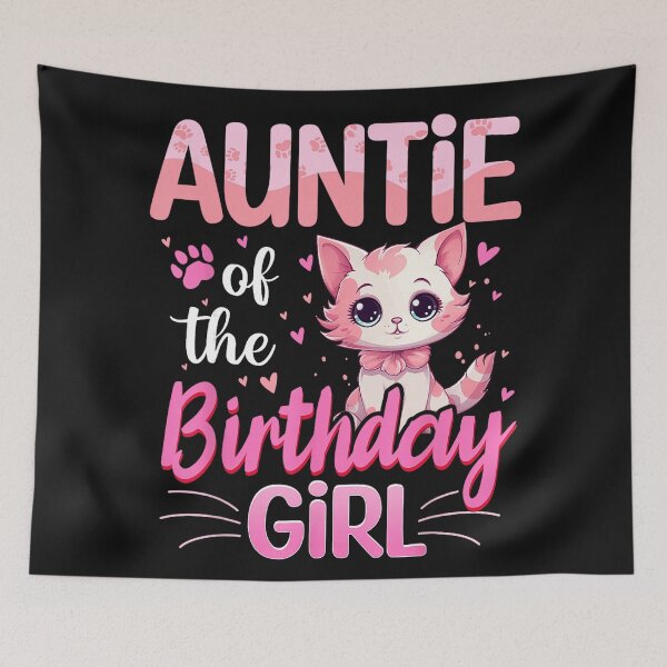 Item preview, Auntie Of The Birthday Girl Family Niece Birthday Celebration designed and sold by BrockmeyeSB.