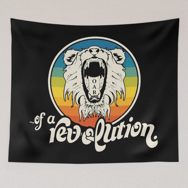 Item preview, Vintage Roaring Lion Retro Rainbow of A Revolutions designed and sold by henley2.