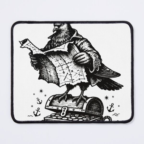 Item preview, Pigeon of the Seven Seas Pirate designed and sold by GSideArtStore.