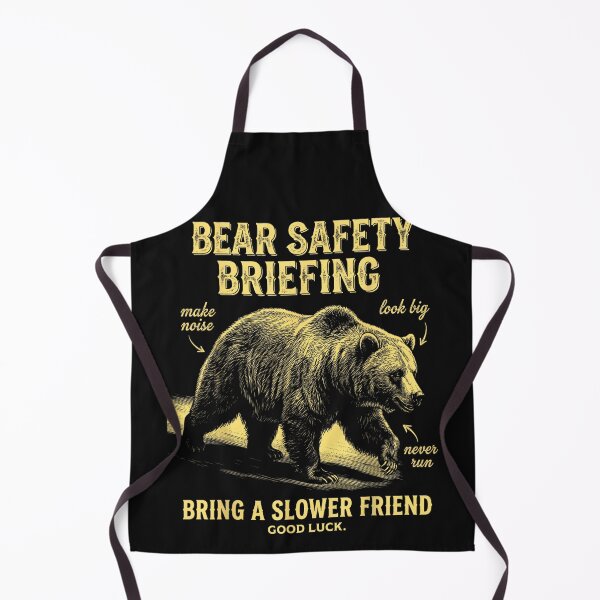 Item preview, Bear Safety Briefing Bring A Slower Friend Outdoors Camping Hiking Funny designed and sold by BrockmeyeSB.
